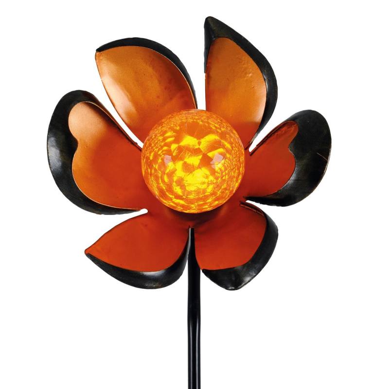 Näve LED-Solar-Erdspieß Blume 79 cm Rose kaufen bei OBI